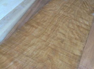 Rough sawn curly Cherry